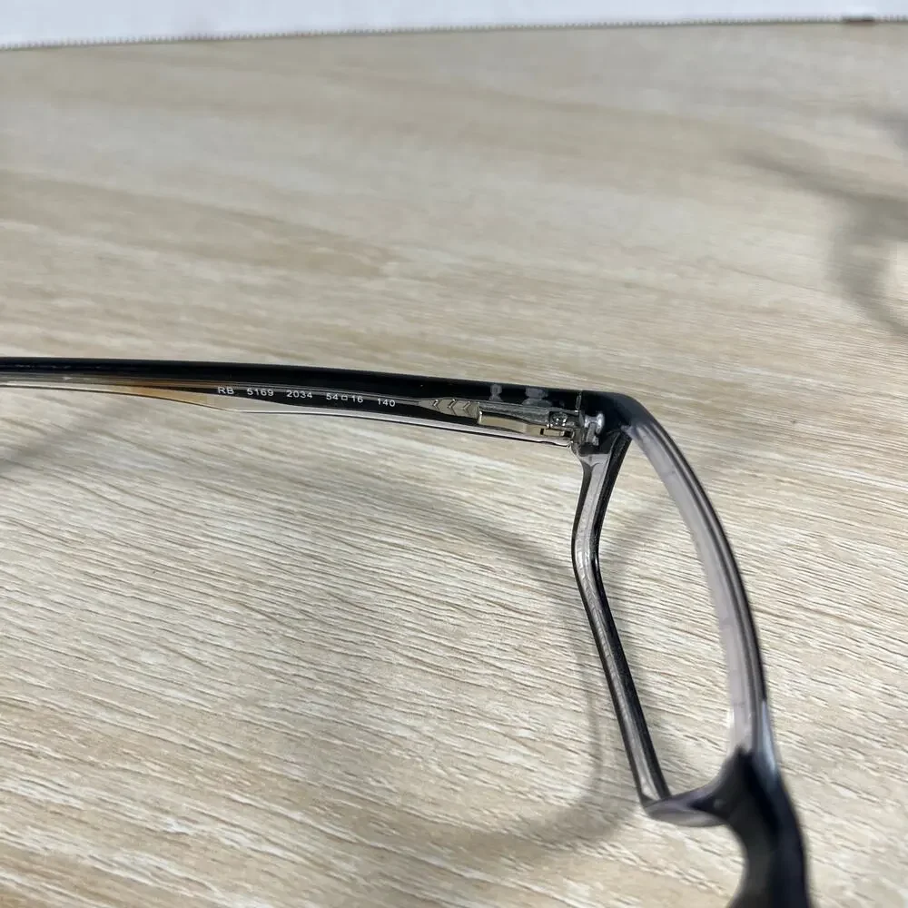 Ray-Ban RB5169 2034 Eyeglasses Black Clear Full Frames Only 54-16-140